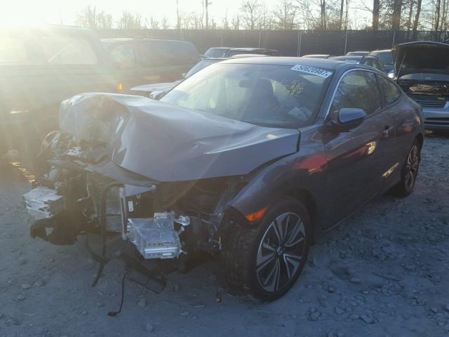 2HGFC3B35HH360559 - 2017 HONDA CIVIC EX GRAY photo 2