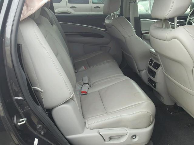 5FRYD4H80EB028249 - 2014 ACURA MDX ADVANC ნაცრისფერი ფოტო 6