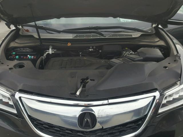 5FRYD4H80EB028249 - 2014 ACURA MDX ADVANC ნაცრისფერი ფოტო 7