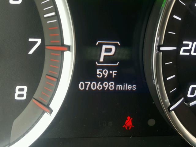 5FRYD4H80EB028249 - 2014 ACURA MDX ADVANC ნაცრისფერი ფოტო 8