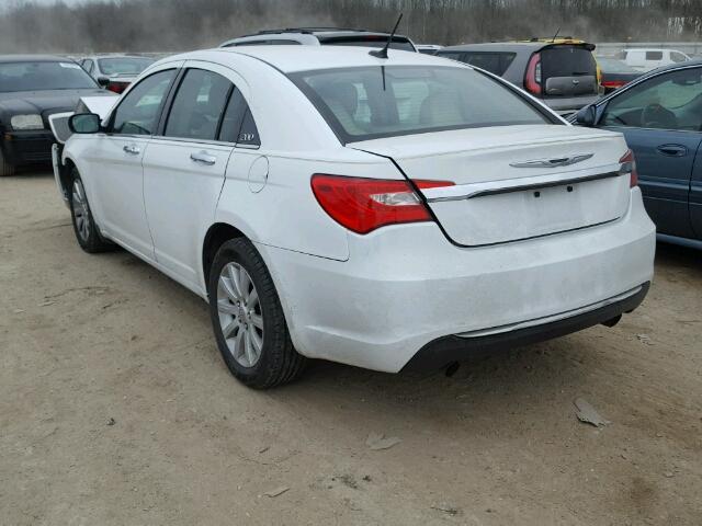 1C3CCBCG2EN119983 - 2014 CHRYSLER 200 LIMITE WHITE photo 3