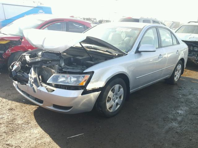 5NPET46C08H342584 - 2008 HYUNDAI SONATA GLS SILVER photo 2