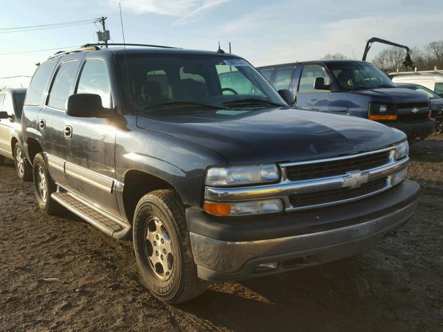 1GNEK13T65J216424 - 2005 CHEVROLET TAHOE K150 BLUE photo 9