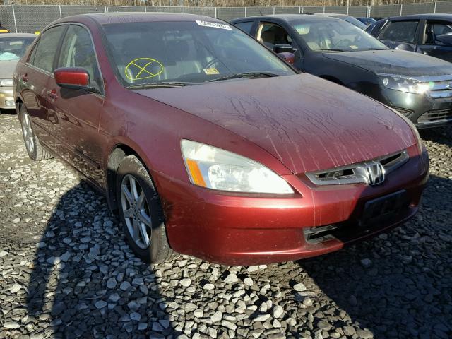 1HGCM66543A077011 - 2003 HONDA ACCORD EX BURGUNDY photo 1