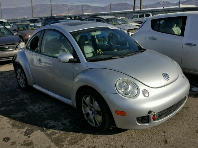 3VWFE21C82M426743 - 2002 VOLKSWAGEN NEW BEETLE SILVER photo 1