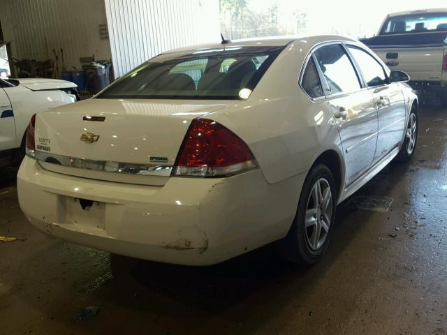 2G1WA5EK1B1173654 - 2011 CHEVROLET IMPALA LS WHITE photo 4