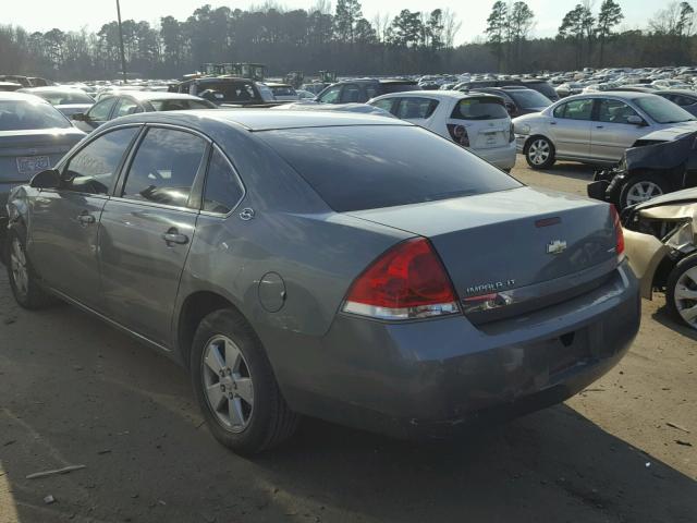 2G1WT55K789129274 - 2008 CHEVROLET IMPALA LT CHARCOAL photo 3