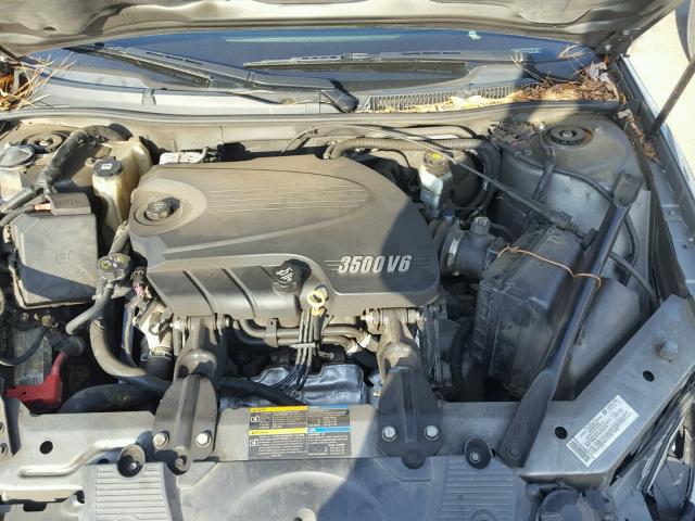 2G1WT55K789129274 - 2008 CHEVROLET IMPALA LT CHARCOAL photo 7