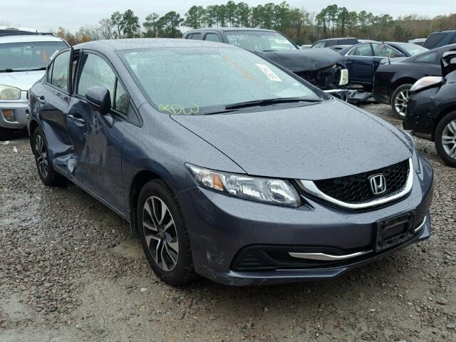 19XFB2F8XFE048828 - 2015 HONDA CIVIC EX GRAY photo 1