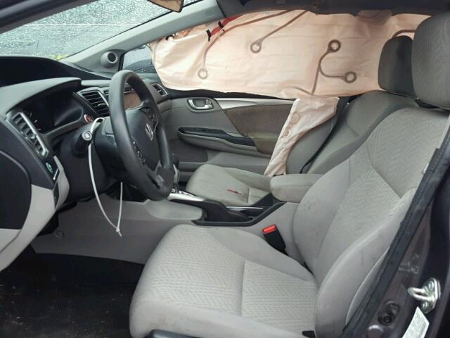 19XFB2F8XFE048828 - 2015 HONDA CIVIC EX ნაცრისფერი ფოტო 5