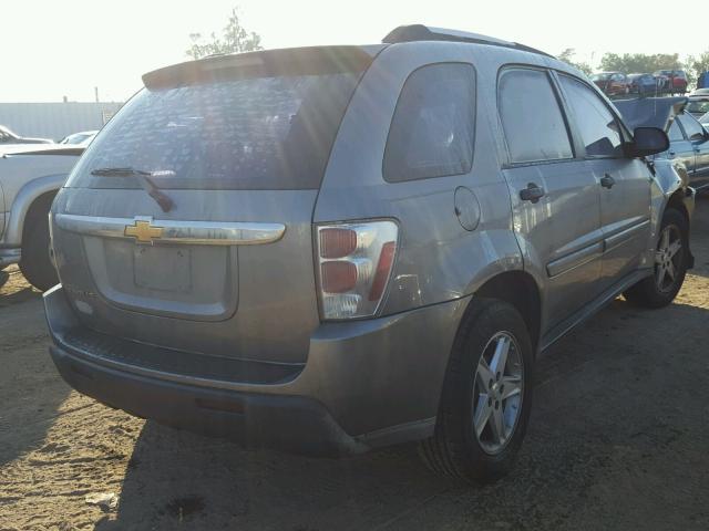 2CNDL13F566146050 - 2006 CHEVROLET EQUINOX LS GRAY photo 4