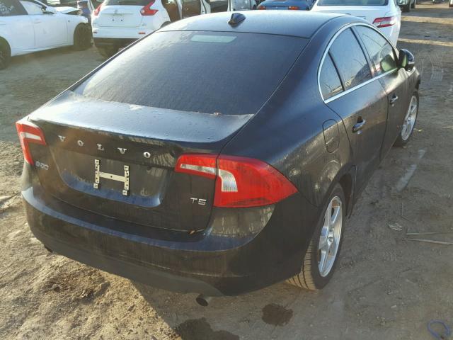 YV1622FS4C2041694 - 2012 VOLVO S60 T5 BLACK photo 4