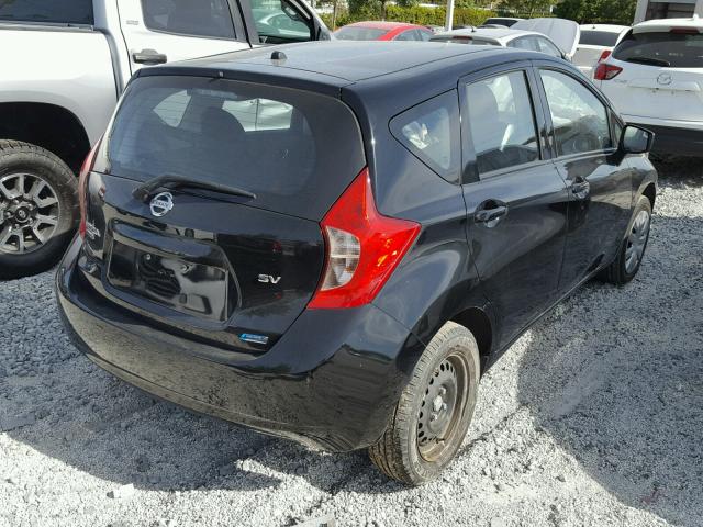 3N1CE2CPXFL400875 - 2015 NISSAN VERSA NOTE BLACK photo 4