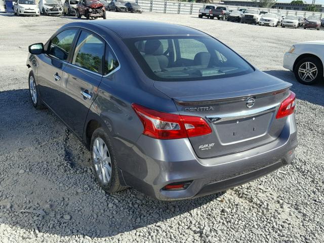 3N1AB7AP7HY233526 - 2017 NISSAN SENTRA S GRAY photo 3