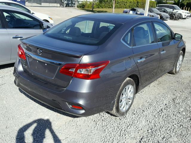 3N1AB7AP7HY233526 - 2017 NISSAN SENTRA S GRAY photo 4