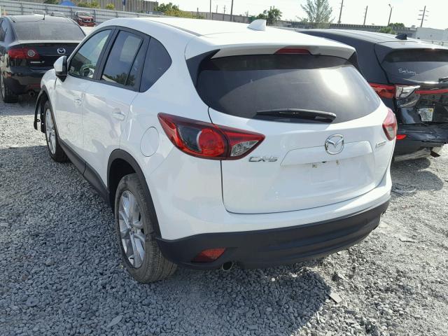 JM3KE2DY0F0461012 - 2015 MAZDA CX-5 GT WHITE photo 3