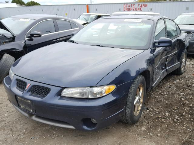 1G2WP52K82F177952 - 2002 PONTIAC GRAND PRIX ლურჯი ფოტო 2