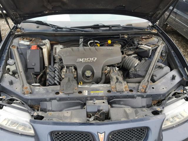 1G2WP52K82F177952 - 2002 PONTIAC GRAND PRIX ლურჯი ფოტო 7