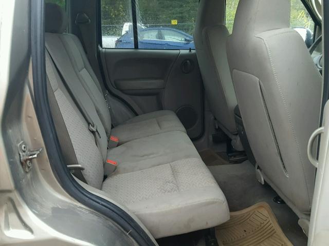 1J4GL38KX6W281138 - 2006 JEEP LIBERTY RE BEIGE photo 6