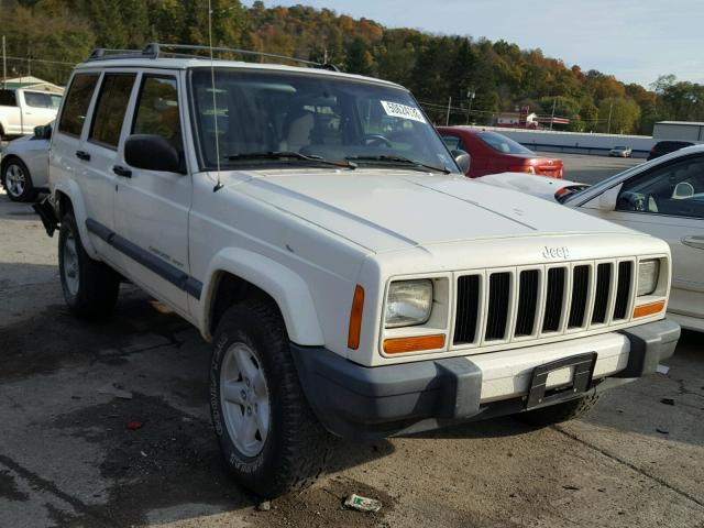 1J4FF68S1XL560212 - 1999 JEEP CHEROKEE WHITE photo 1