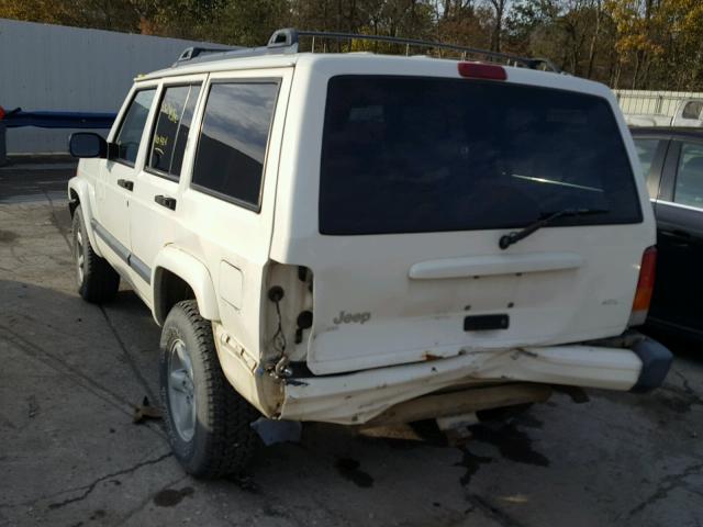 1J4FF68S1XL560212 - 1999 JEEP CHEROKEE WHITE photo 3