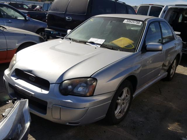 JF1GD66585H517280 - 2005 SUBARU IMPREZA RS SILVER photo 2