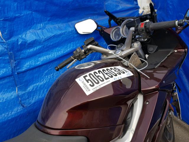 JYARP15Y87A000545 - 2007 YAMAHA FJR1300 BURGUNDY photo 5