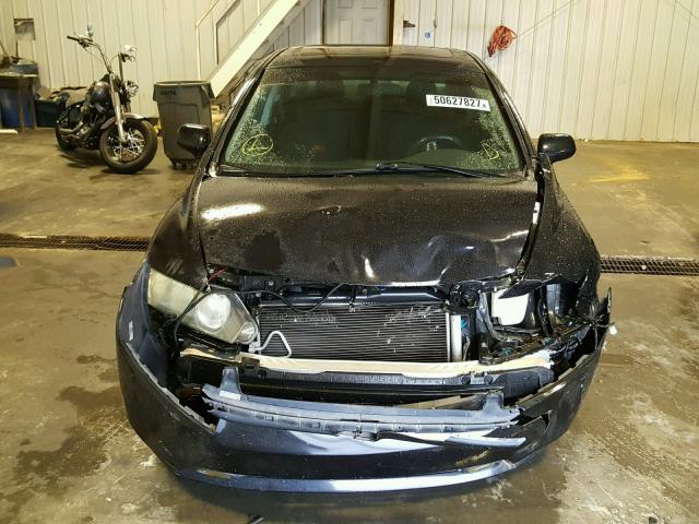 2HGFA55518H706606 - 2008 HONDA CIVIC SI BLACK photo 9