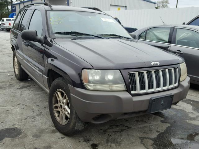 1J4GX48S24C146793 - 2004 JEEP GRAND CHER PURPLE photo 1