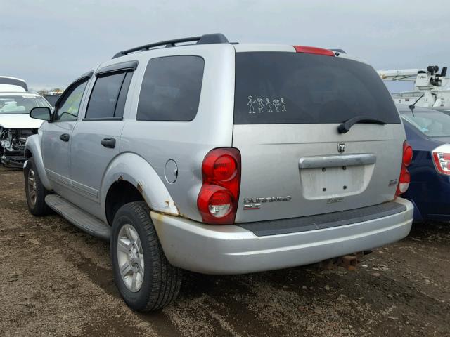 1D4HB48D94F109090 - 2004 DODGE DURANGO SL SILVER photo 3