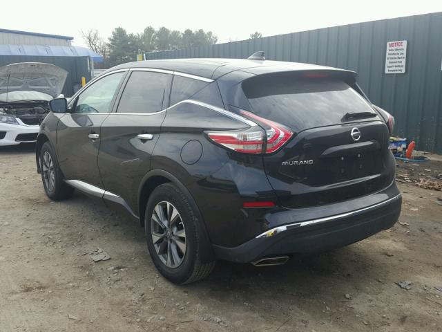 5N1AZ2MH1GN146924 - 2016 NISSAN MURANO S BLACK photo 3