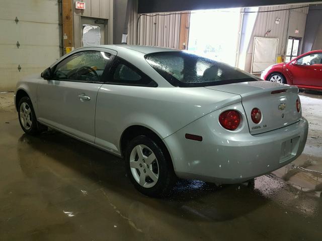 1G1AK15F667637954 - 2006 CHEVROLET COBALT LS SILVER photo 3