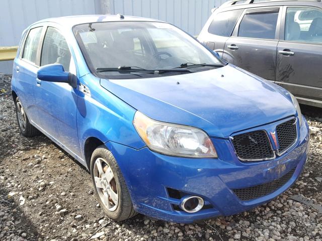 KL2TD66E99B663160 - 2009 PONTIAC G3 BLUE photo 1