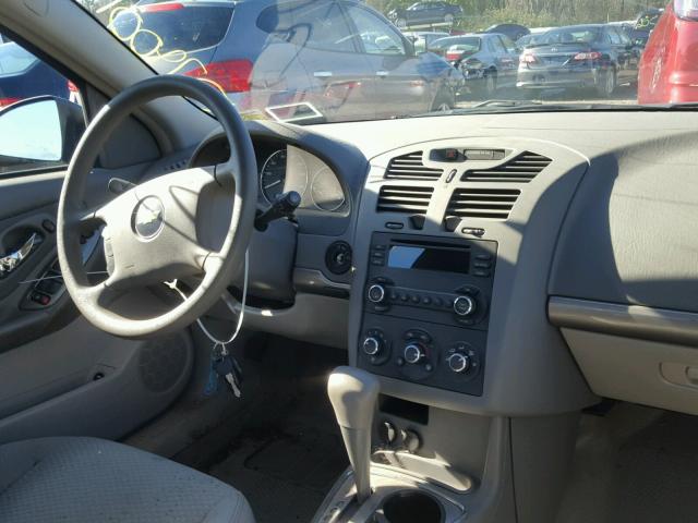 1G1ZS58F47F105678 - 2007 CHEVROLET MALIBU LS Qızıl foto 9
