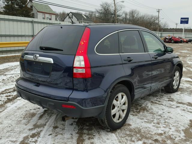 5J6RE48589L041143 - 2009 HONDA CR-V EX BLUE photo 4