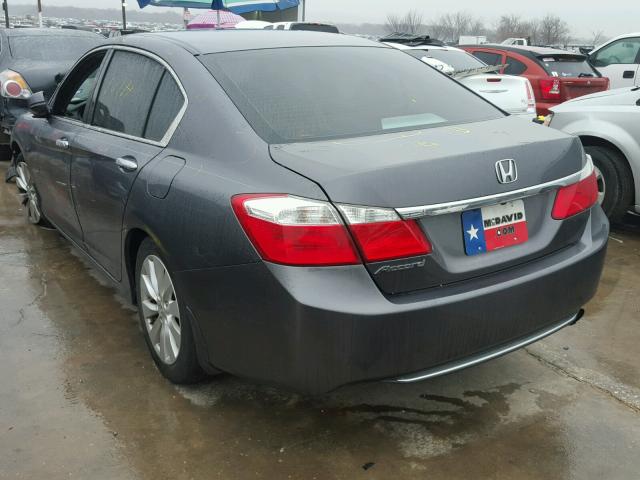 1HGCR2F70FA243637 - 2015 HONDA ACCORD EX GRAY photo 3