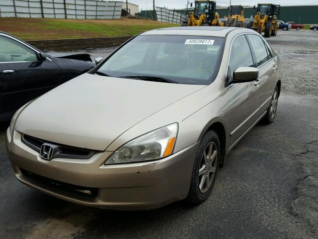 1HGCM66593A077893 - 2003 HONDA ACCORD EX BEIGE photo 2