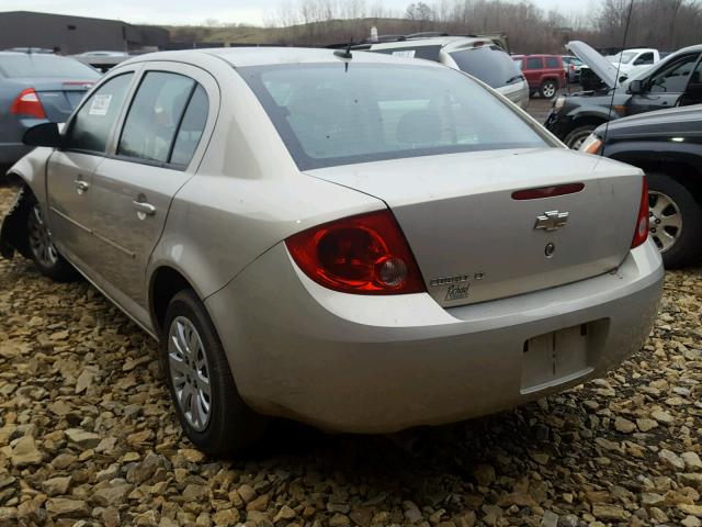 1G1AT58HX97193113 - 2009 CHEVROLET COBALT LT TAN photo 3