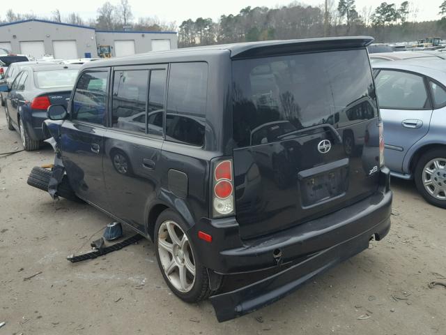 JTLKT324340155296 - 2004 TOYOTA SCION XB BLACK photo 3