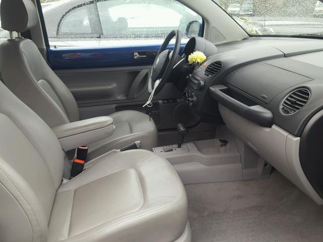 3VWRW31C97M520265 - 2007 VOLKSWAGEN NEW BEETLE 蓝色 照片 5