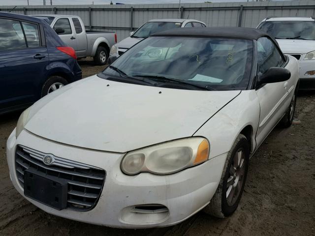 1C3EL75R74N362739 - 2004 CHRYSLER SEBRING GT WHITE photo 2