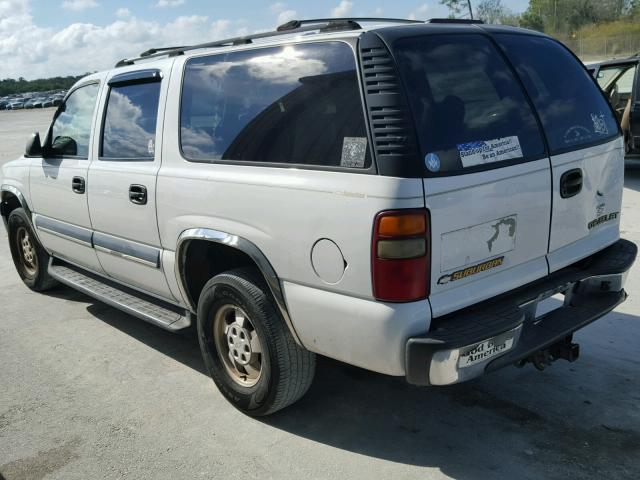 3GNEC16Z13G221848 - 2003 CHEVROLET SUBURBAN C WHITE photo 3