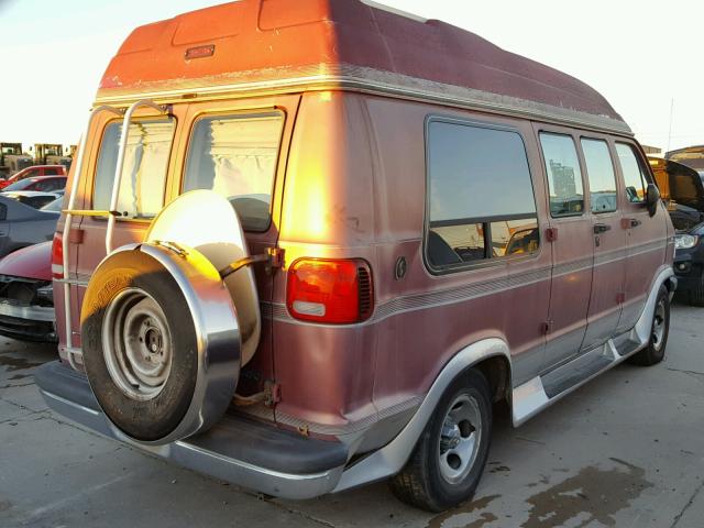 2B6HB21Y2TK124744 - 1996 DODGE RAM VAN B2 PURPLE photo 4