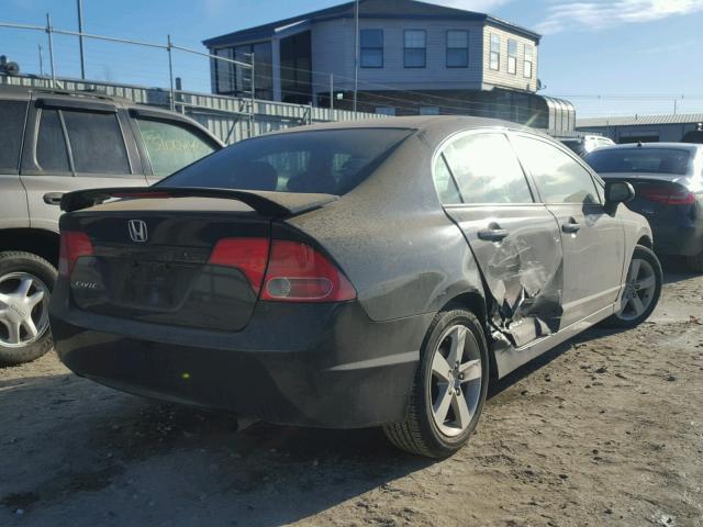 1HGFA16877L059048 - 2007 HONDA CIVIC EX 黑色 照片 4