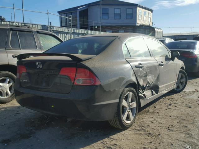 1HGFA16877L059048 - 2007 HONDA CIVIC EX BLACK photo 4