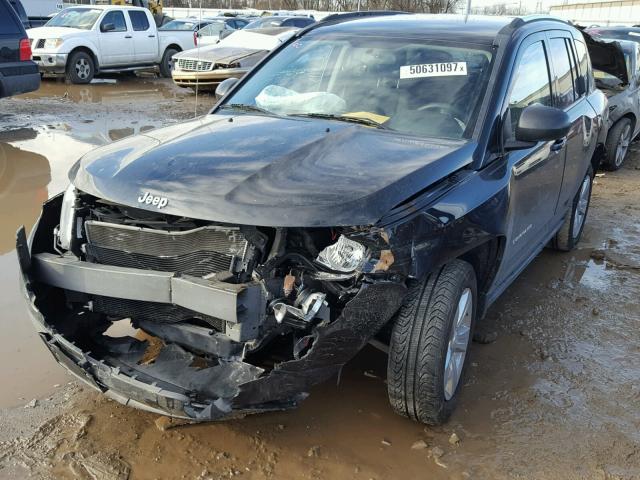 1C4NJCBA3CD592212 - 2012 JEEP COMPASS SP BLACK photo 2