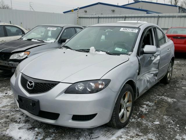 JM1BK12F261458295 - 2006 MAZDA 3 I SILVER photo 2