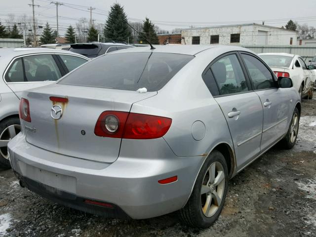 JM1BK12F261458295 - 2006 MAZDA 3 I SILVER photo 4