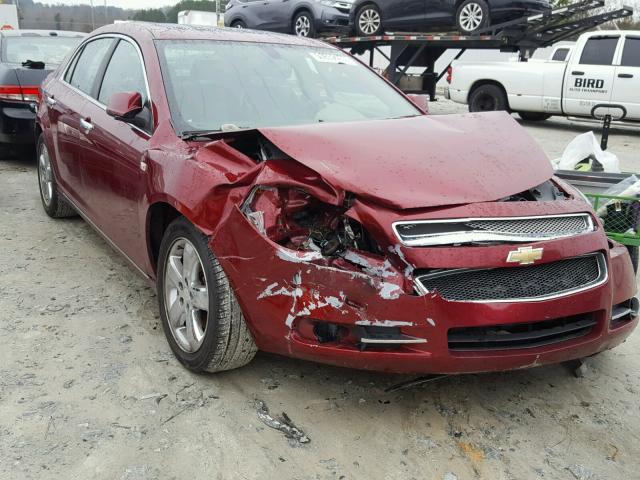 1G1ZK57B28F293973 - 2008 CHEVROLET MALIBU LTZ RED photo 1