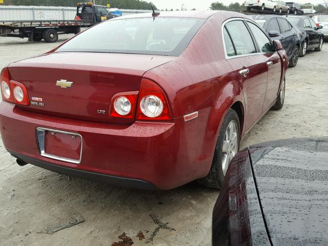 1G1ZK57B28F293973 - 2008 CHEVROLET MALIBU LTZ RED photo 4